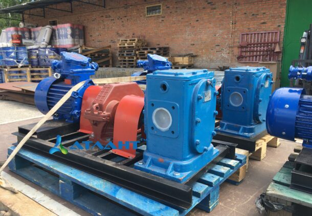 Насосная установка ДС-134 на базе битумного насоса ДС-125.