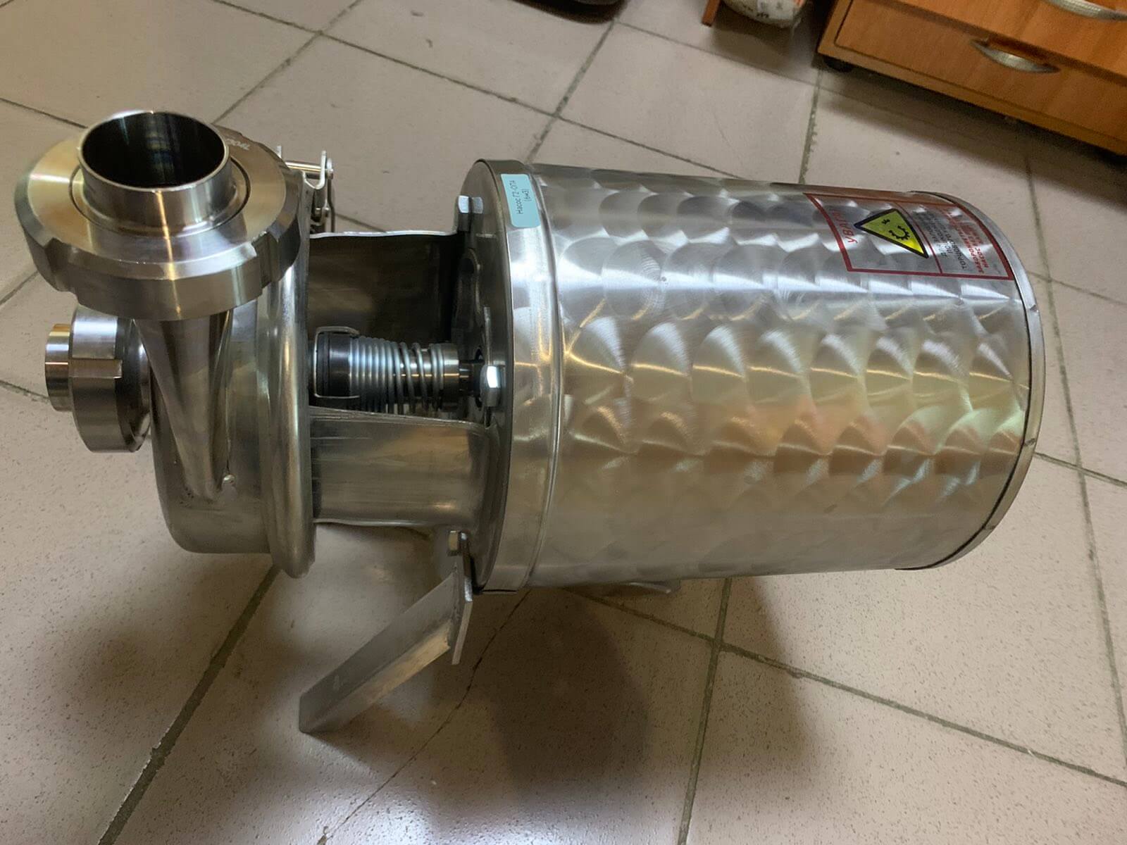 Насос Г2-ОПГ для сирного зерна з двигуном 1,1 кВт